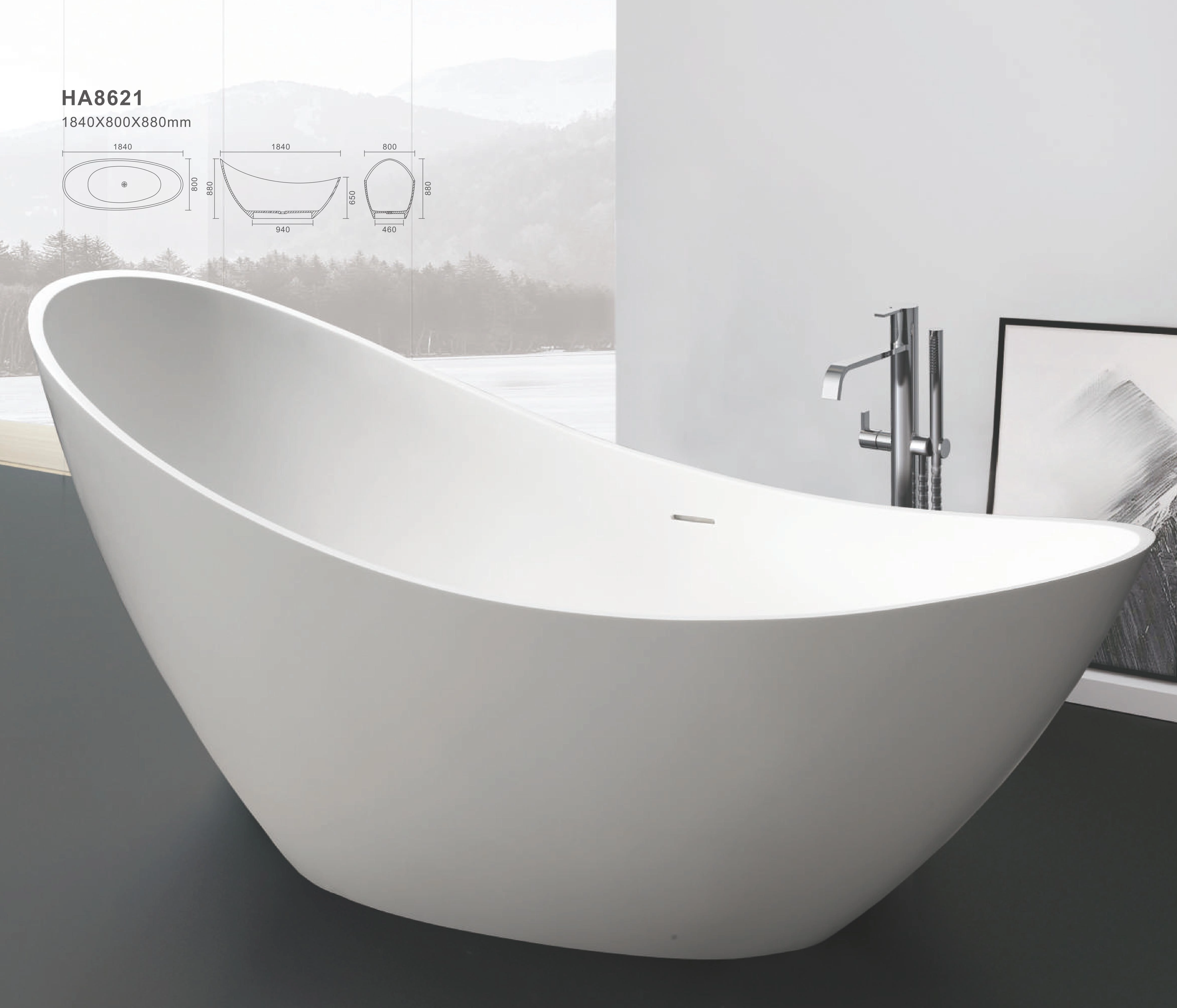 bañera de superficie sólida 