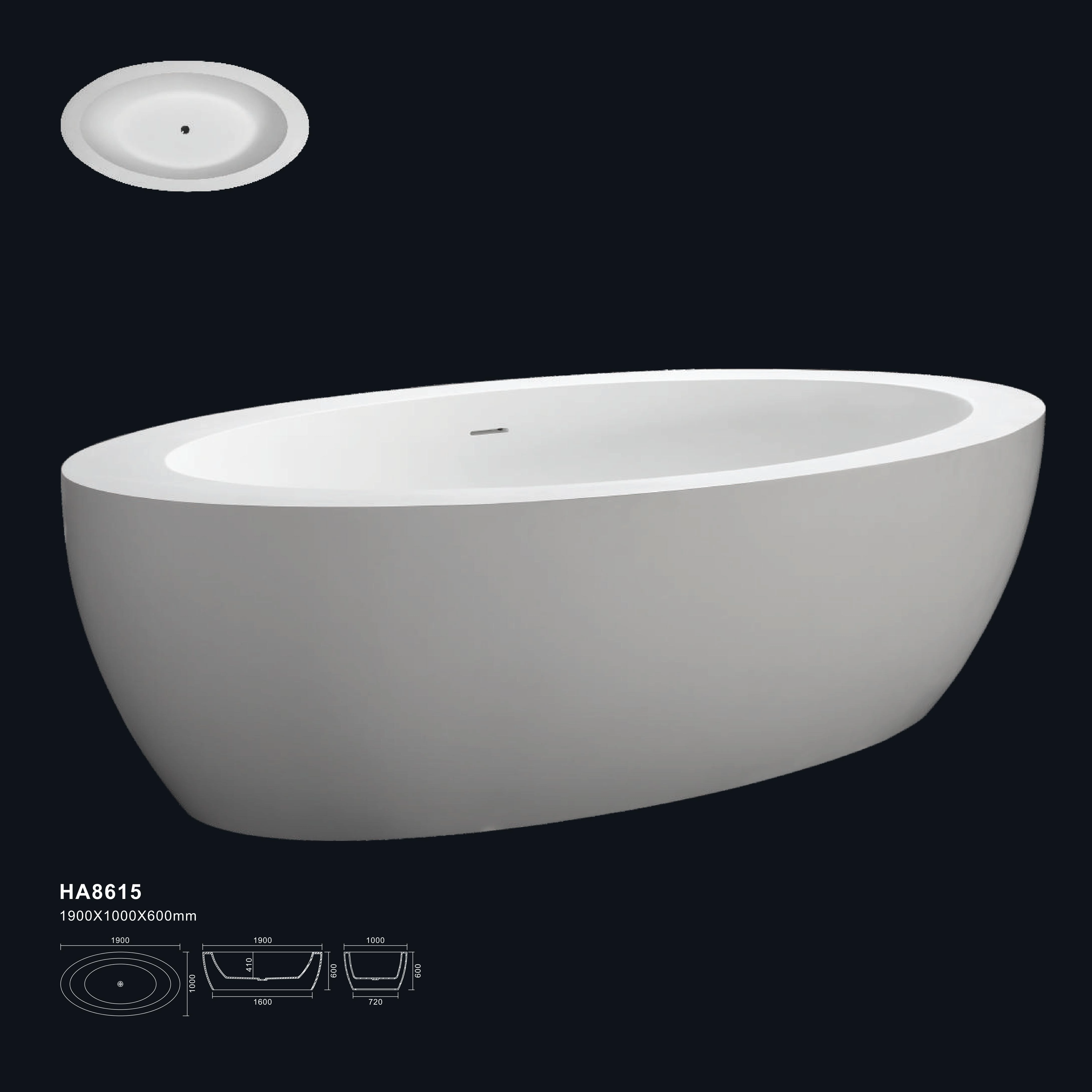 bañera de pie