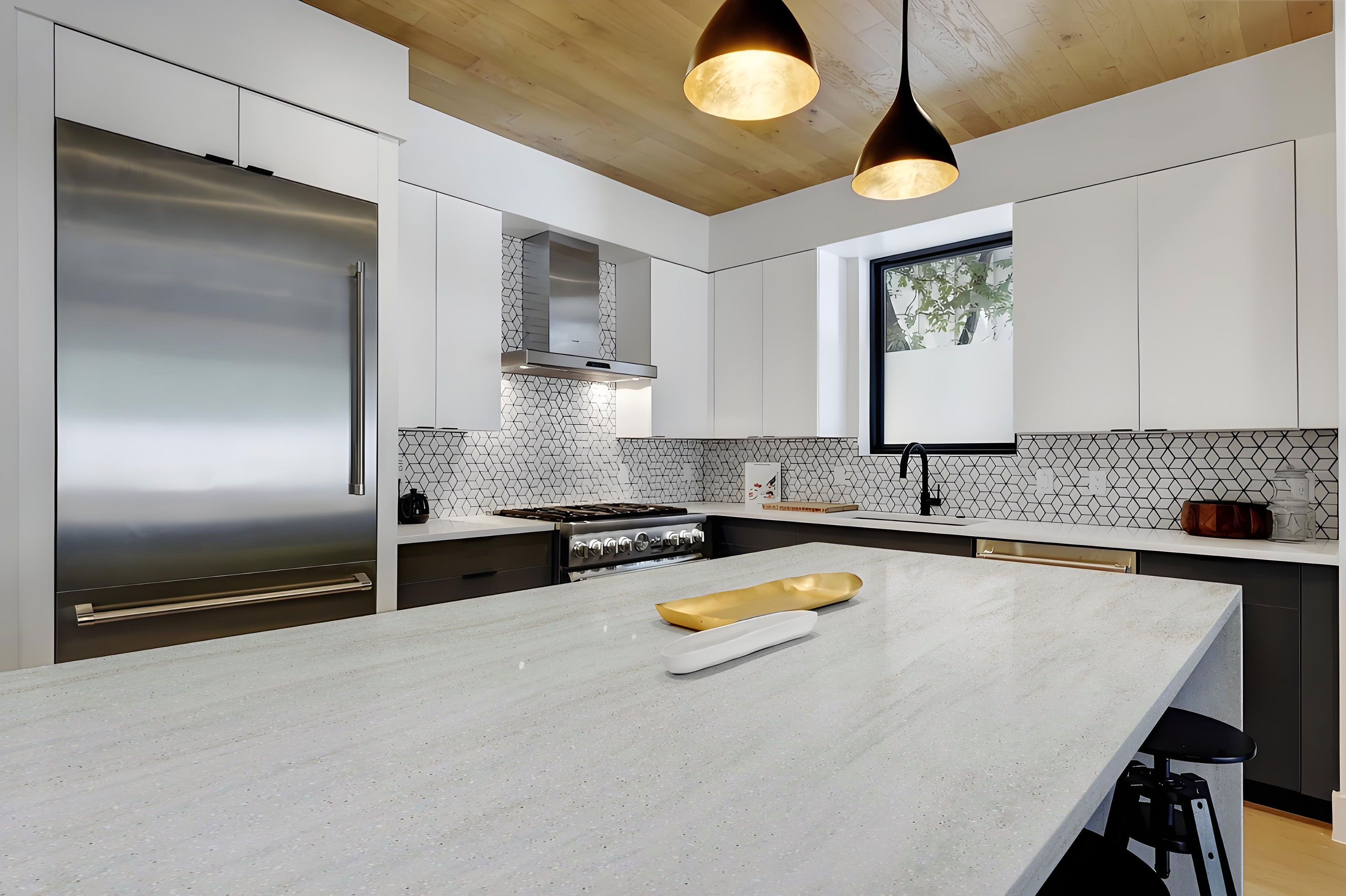 Encimera de tocador de superficie sólida