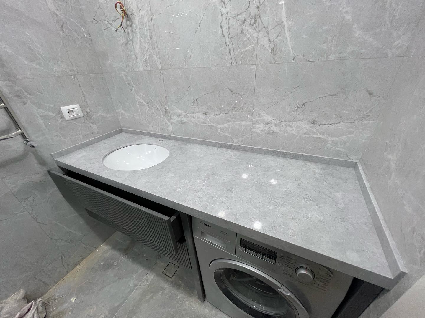 Cuenca de lavado de superficie s&oacute;lida